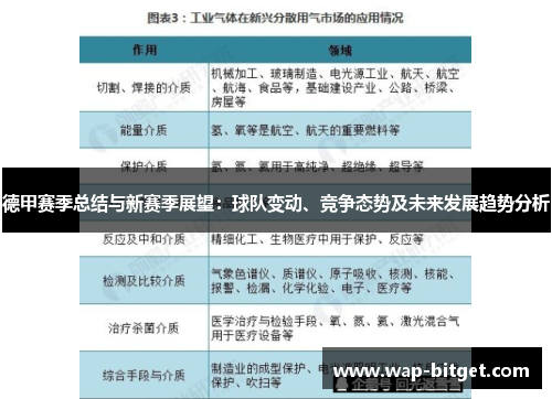 德甲赛季总结与新赛季展望：球队变动、竞争态势及未来发展趋势分析